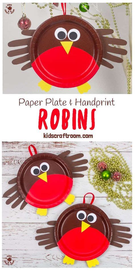 Paper Plate Robin Craft Easy Preschool Crafts Fun Crafts For Kids