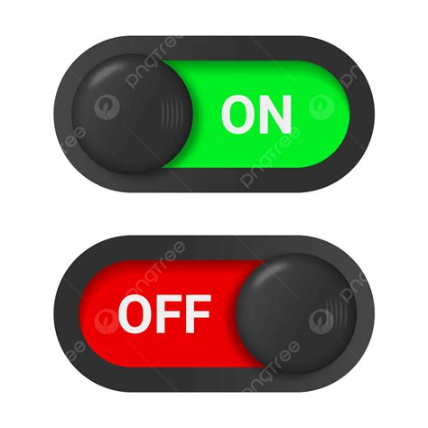 On Off Button Vector Ilustration Power Button On Off Png And Vector