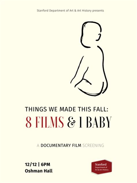 2023 Fall Mfa Documentary Film Screening Stanford University