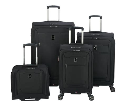 Delsey Paris Hyperglide 4 Piece Luggage Set Underseater Carry On And