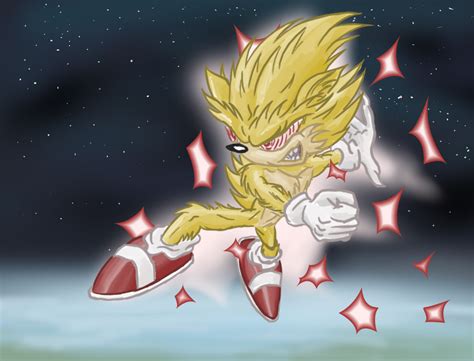 Super Sonic In Space By Morgoth883 On Deviantart