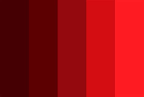 Red Color Palettes