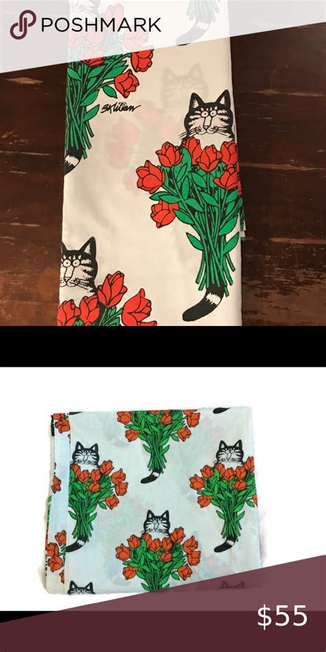 Vintage Kliban Cat With Red Roses Queen Sheet Red Roses Kliban Cat
