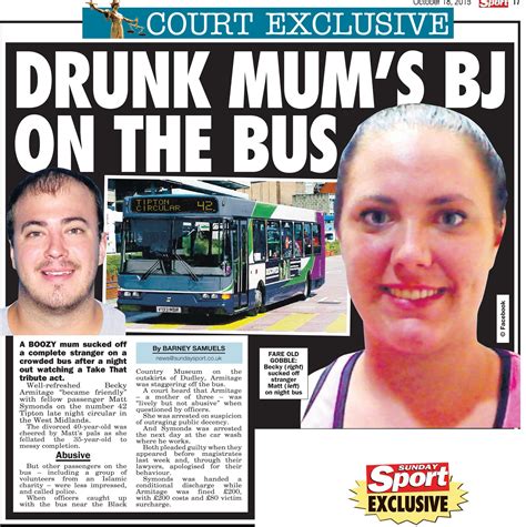 sunday sport on twitter drunk bj on the bus after take that tribute concert from tomorrow s