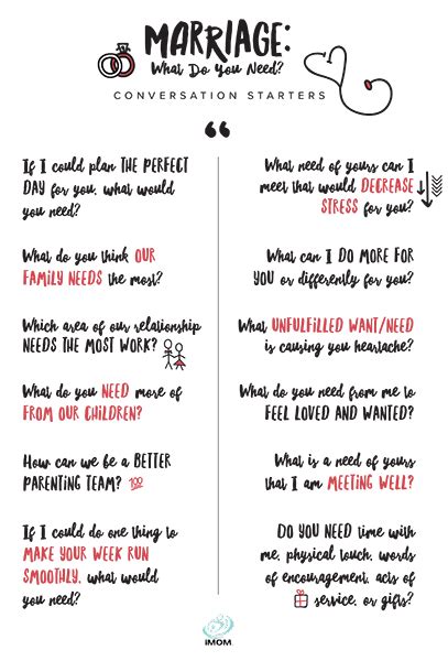 1000 Great Conversation Starters For Families Page 2 Of 4 Imom Conversation Starters
