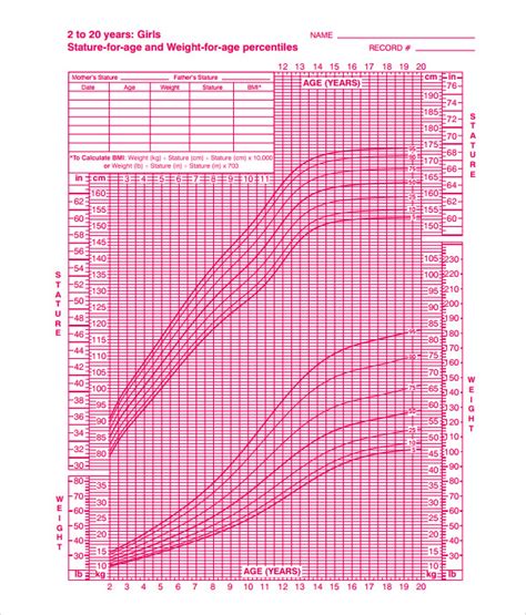 Free Printable Height Chart Pdf
