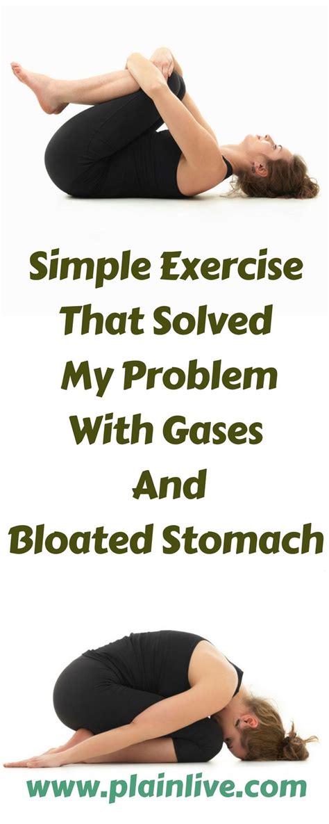 Simple Exercise That Solved My Problem With Gases And Bloated Stomach Bloated Stomach Easy