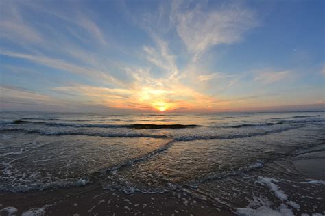 Free Picture Sunrise Wave Pacific Sunlight Water Sea Beach Ocean Landscape Dawn Seashore