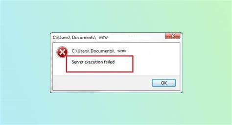 Fix Windows Media Player Server Execution Failed