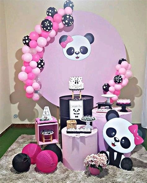 Panda Themed Party Baby Boy 1st Birthday Party Panda Party 1st