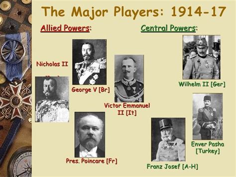 Image Result For Central Powers Leaders Ww1 Central Powers Allied