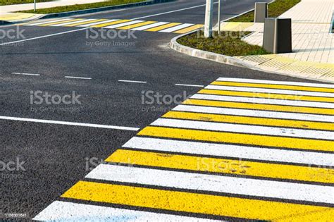 Pedestrian Crossing At The Crossroads Stock Photo Download Image Now