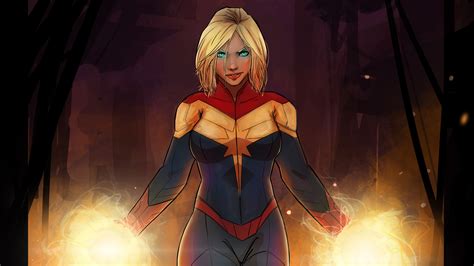 Captain Marvel Arts Superheroes Wallpapers Hd Wallpapers Captain