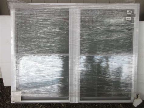 Harvey classic vinyl double hung window. Albrecht Auctions | Silverline Combo Window (2) Double ...