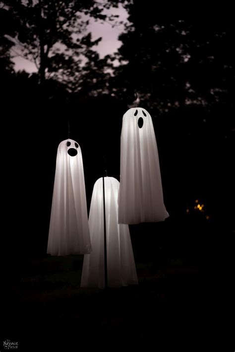 Easy Lighted Hanging Ghosts A Dollar Tree Diy Artofit