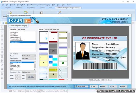 design id cards  id cards maker corporate edition