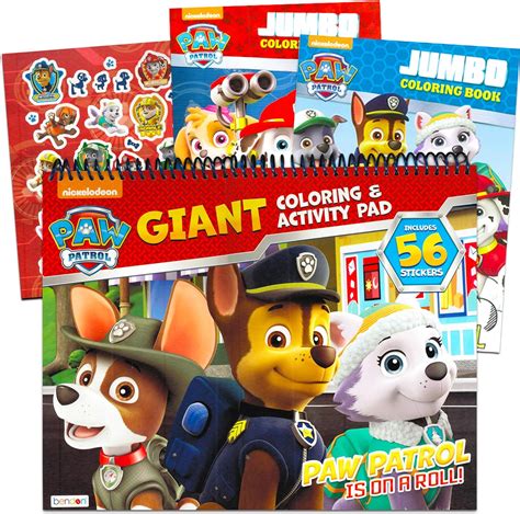 Paw Patrol In Coloring And Activity Play Set With Coloring Book My