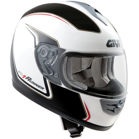 Our motorcycle helmets come with a small smoked sun visor, wind deflector features, etc. Givi H50.1 Runner Graphic Motorcycle Helmet - Full Face ...