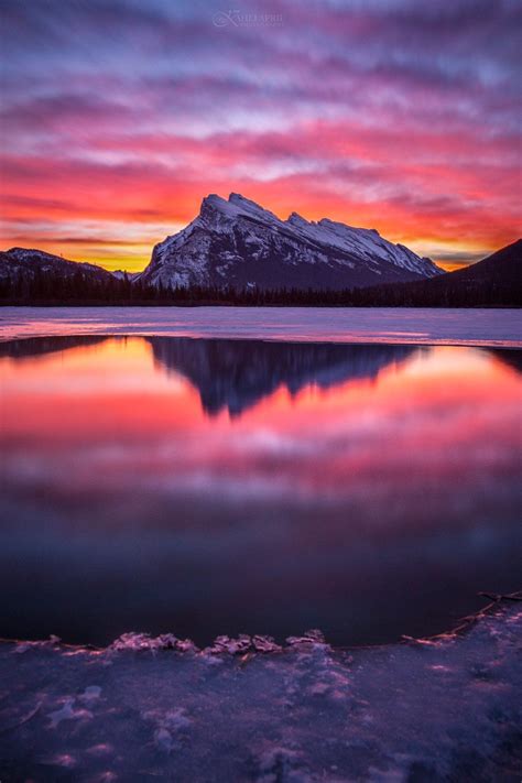 Banff At Sunrise National Parks Photography Sunset Nature Morning