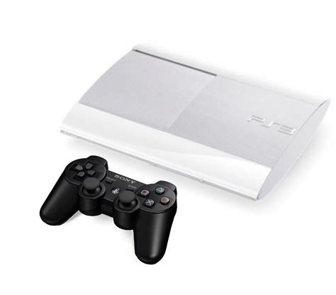 White Sony Playstation 3 Super Slim 500gb Gamershousecz