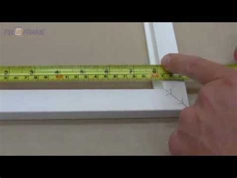 How to measure your picture. How To Measure Picture Frame Glass Sizes - YouTube