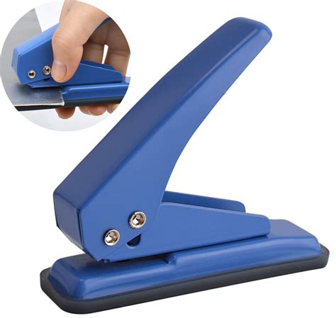 Scrapbooking Chipboard Blue Paper Punch Hand Punch With Skid Resistant