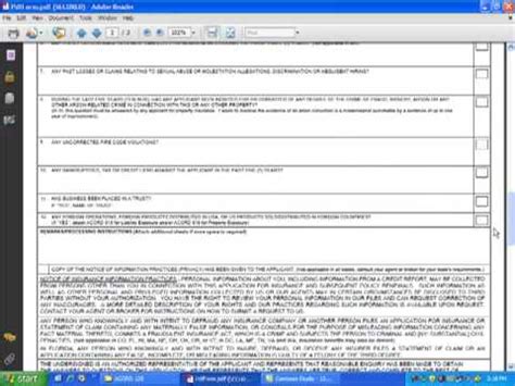 Honda accord insurance is generally inexpensive, as these cars are affordable and known for their reliability. YouTube ACORD 125 Commercial Insurance Application General Information section - YouTube