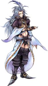 He is a powerful sorcerer who rides a silver dragon. Kuja from the Final Fantasy Series