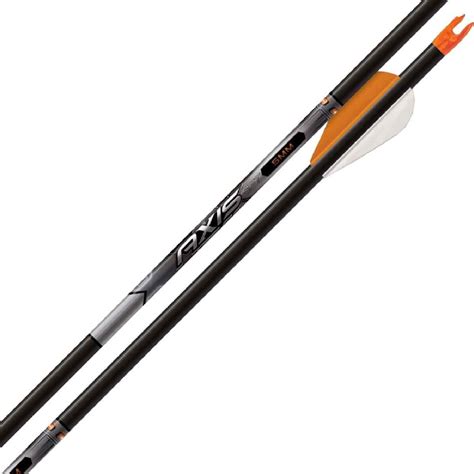 Easton 5mm Axis Sport 500 Spine Carbon Arrows 12 Pack Sportsmans