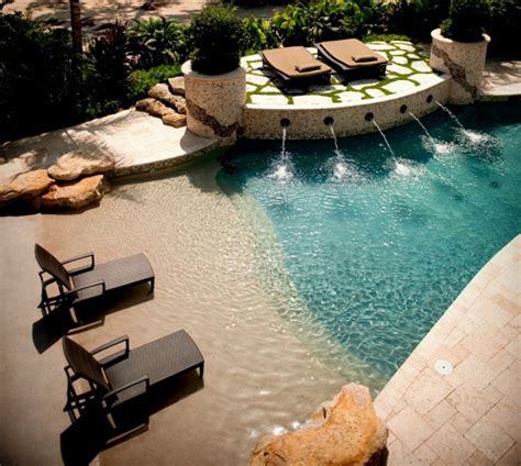 Beach Entry Pool For Your Backyard Interiorholic Com