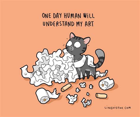 Cat Lovers Rejoice These Illustrations From Lingvistov Will Make Your