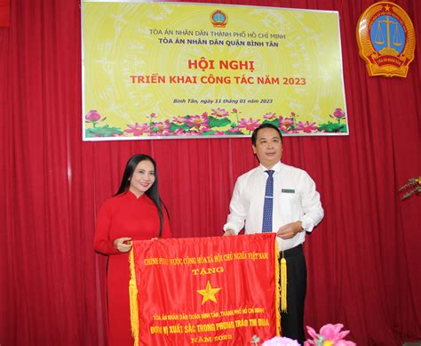 Tand Quận Bình Tân Tphcm Phấn đấu đạt Nhiều Thành Tích Cao Trong Năm 2023