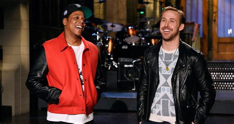 Ryan Gosling And Jay Z Are ‘together Again At Last At ‘snl Jay Z Ryan Gosling Saturday Night