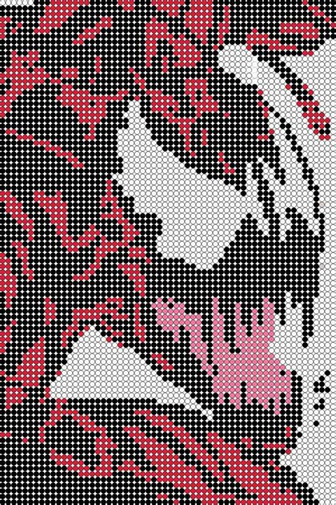 dessin pixel venom - Les dessins et coloriage