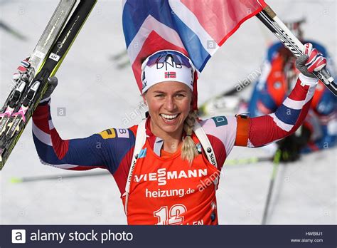From wikipedia, the free encyclopedia. HOLMENKOLLEN, NORWAY - MARCH 19, 2017: Biathlete Tiril ...