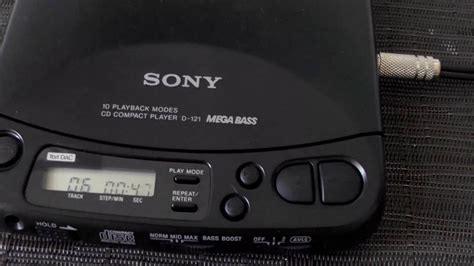 Sony Discman Cd Player D 121 1993 Youtube