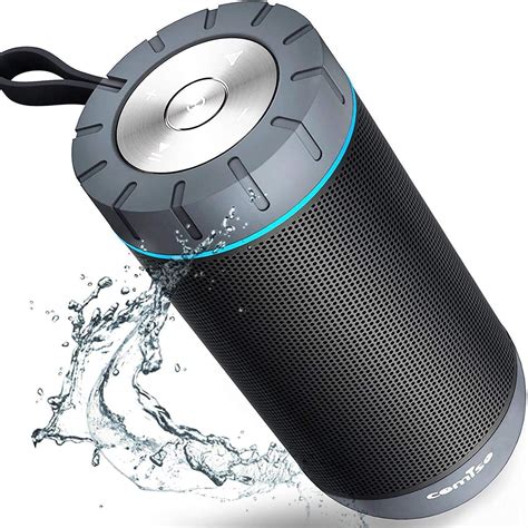 Comiso Waterproof Bluetooth Speakers Outdoor Wireless Portable Dark