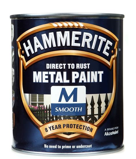 Direct To Rust Metal Paint Smooth Finish Colour Mixing Hammerite Uk