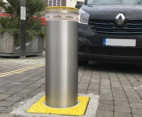 Automatic Rising Bollards For Town Traffic Management Macs Automated