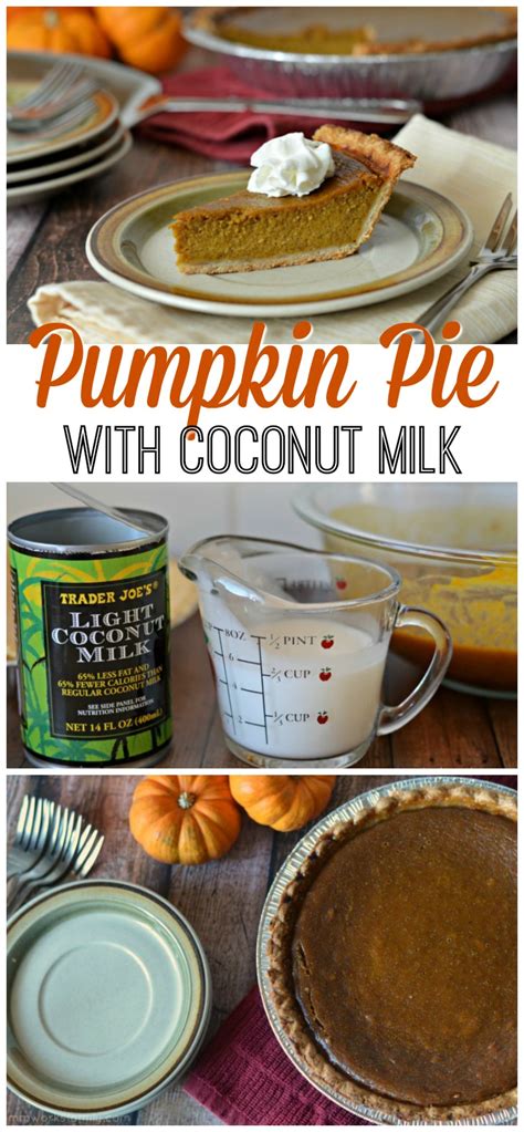 Pumpkin Pie With Coconut Milk Out Of Evaporated Milk