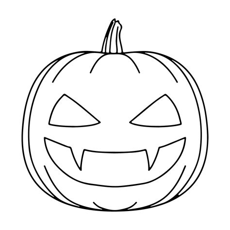 4 Best Images Of Pumpkin Halloween Mask Templates