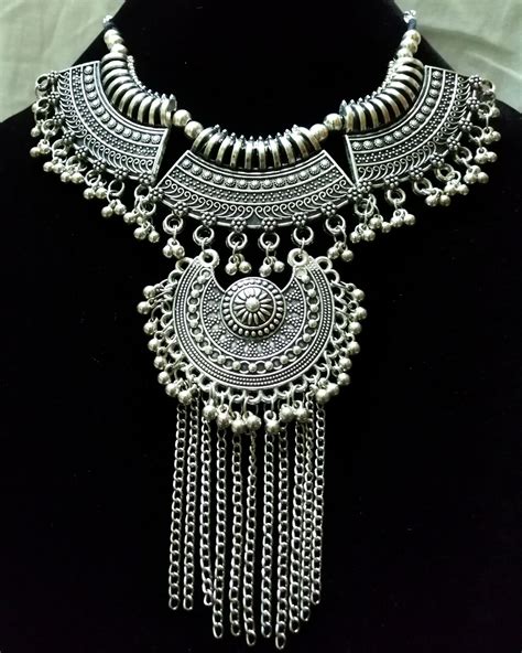 Silver Beaded Necklace By Amytras The Secret Label