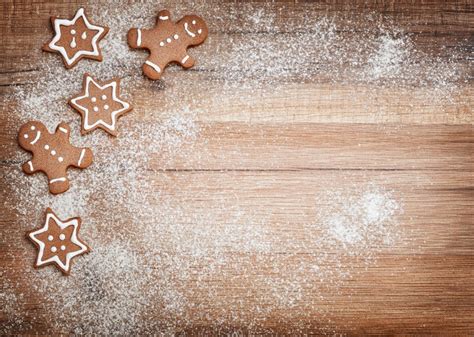 4k 5k 6k Cookies Christmas Powdered Sugar Template Greeting Card