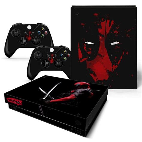 Newest Deadpool Design Skin Sticker For Xbox One X Console And