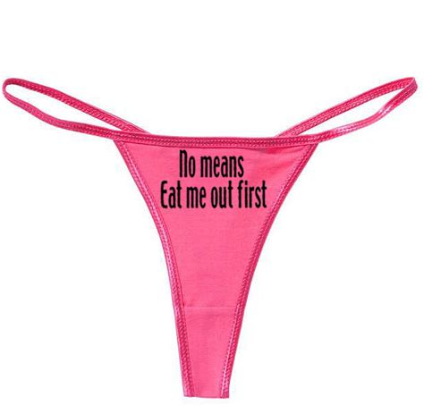 Eat Me Out First Thong Bewild