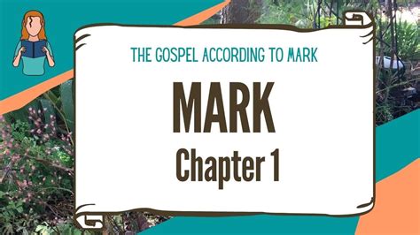 Mark Chapter 1 Nrsv Bible Youtube