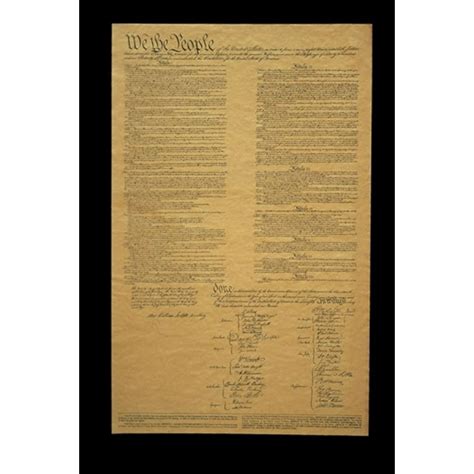 The Original United States Constitution Poster Print 8 X 10 Walmart