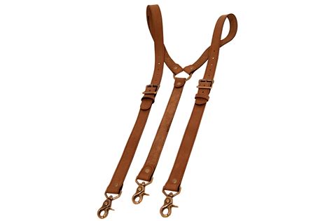 Buy Custom Made Brown Leather Suspenders Made To Order From Project