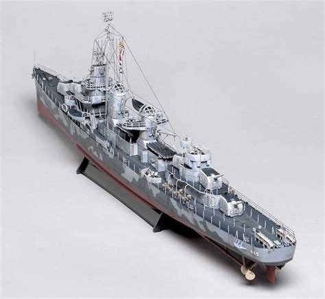 Revell Germany 1144 Scale Fletcher Class Destroyer Finescale Modeler