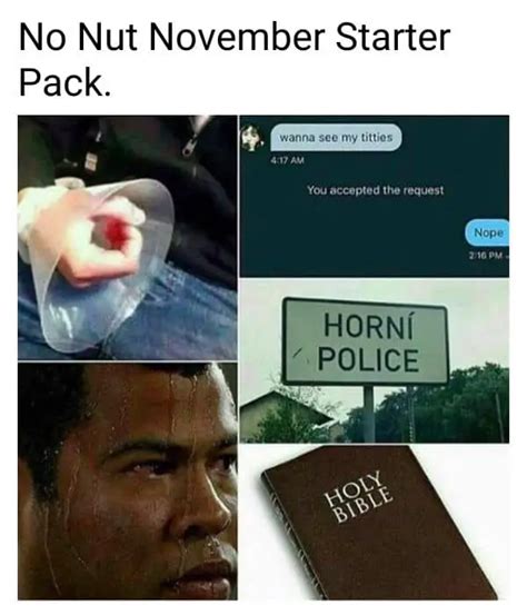 25 Best No Nut November Memes To Mark Nnn In 2023